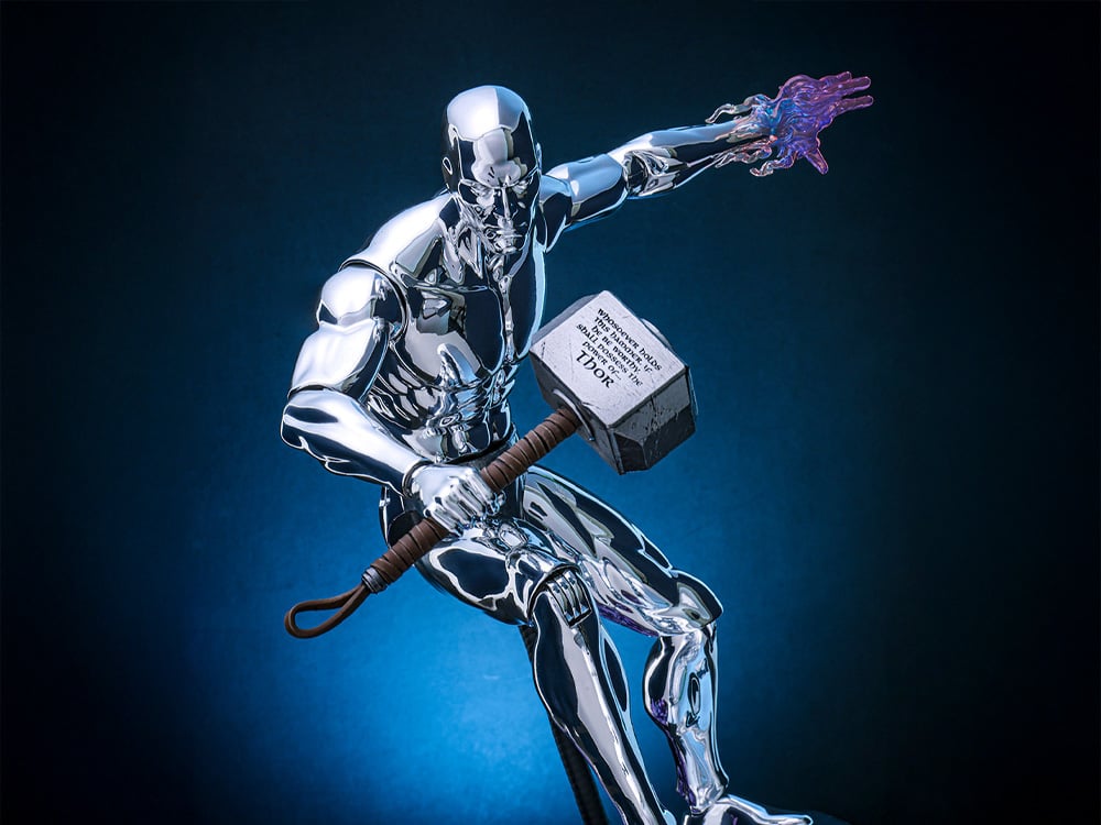 Pré-venda Hot Toys Marvel Comics CMS033 Silver Surfer 1/6th Scale Collectible Figure - Imagem 15