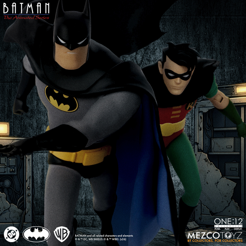 Pré-venda Mezco Batman: The Animated Series One:12 Collective Robin Action Figure - Imagem 6