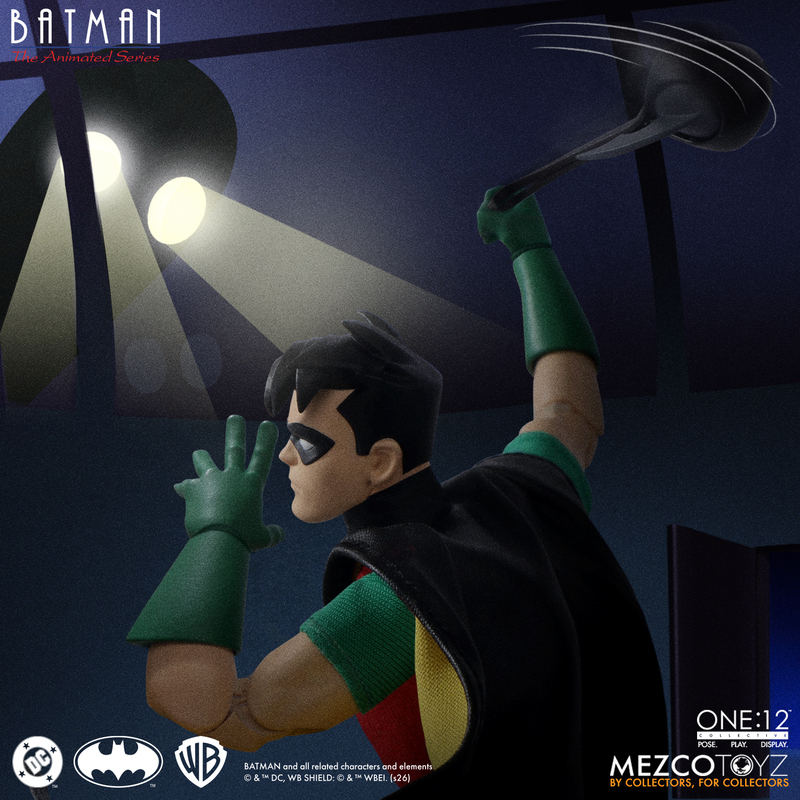 Pré-venda Mezco Batman: The Animated Series One:12 Collective Robin Action Figure - Imagem 7