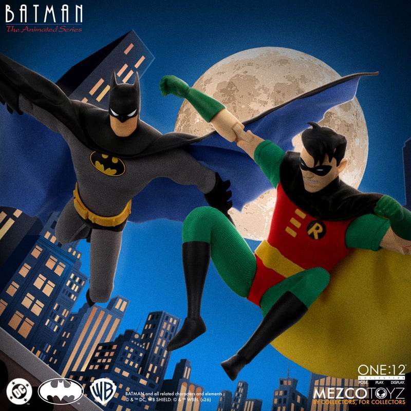 Pré-venda Mezco Batman: The Animated Series One:12 Collective Robin Action Figure - Imagem 10