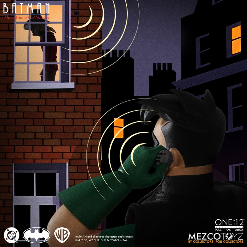 Pré-venda Mezco Batman: The Animated Series One:12 Collective Robin Action Figure - Imagem 12