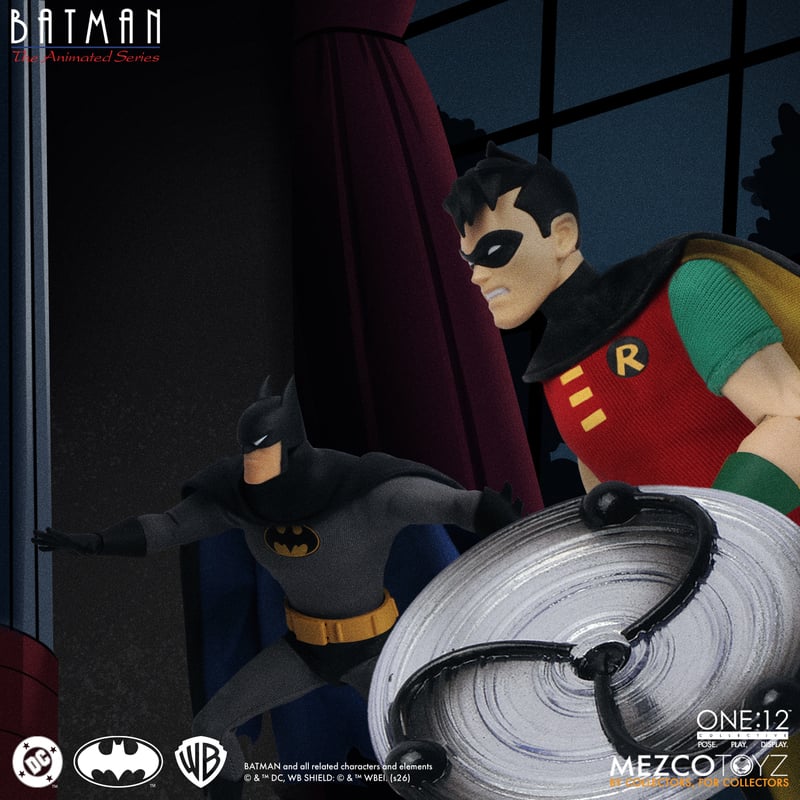 Pré-venda Mezco Batman: The Animated Series One:12 Collective Robin Action Figure - Imagem 14